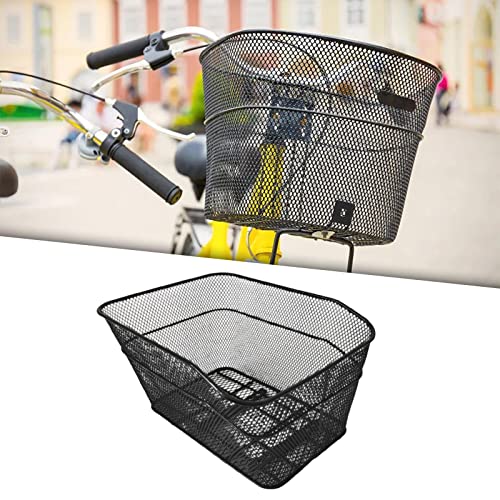 Rockible Rear Bike Baskets, Bike Pannier Storage Lightweight Luggage Bicycle Basket Metal Wire Bicycle Cargo Rack For Riding,Road Bike,Adult Bikes #TOP4