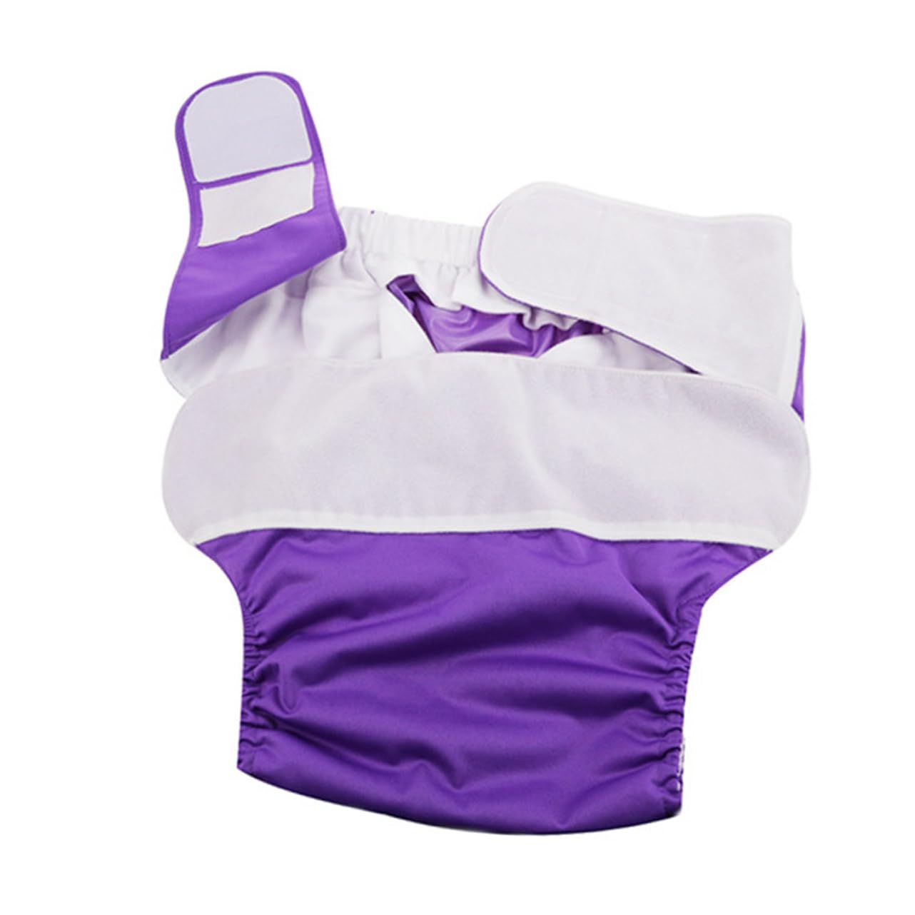 FOMIYES Adult Diaper Pants Washable Underwear for Men Women Overnight Diaper Cover Protective Underwear Dark Purple