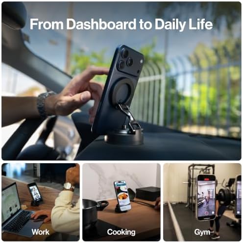 Statik HyperMount (Gen 3) Magnetic Phone Holder, for iPhone and Android - 3