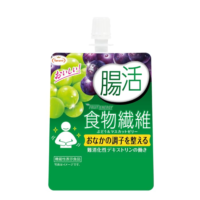 Amazon.co.jp: たらみ FRUIT ENERGY 腸活 食物繊維 ぶどう＆マスカット