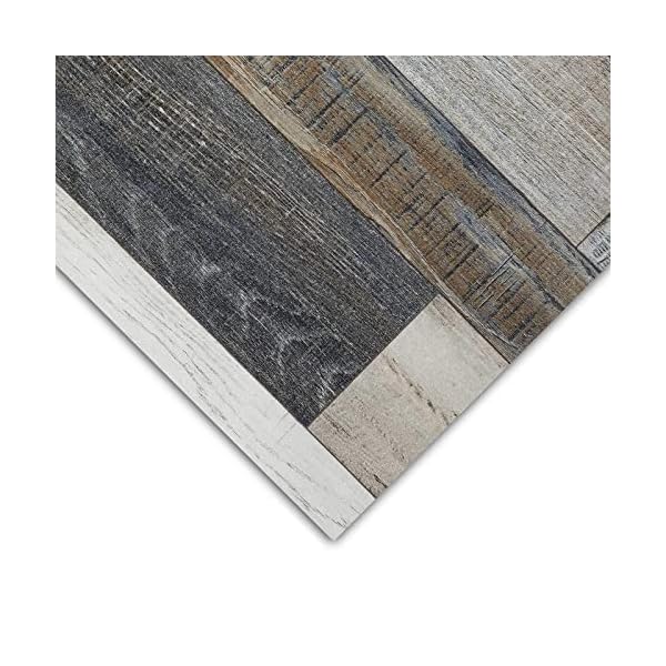 casa pura CV Bodenbelag Plaza - extra abriebfester PVC Linoleum Bodenbelag Meterware (geschäumt) Vinylboden - Cuban Oak Mix 967M - edle Holzoptik - Oberfläche strukturiert - (200x300 cm) – Bild 3