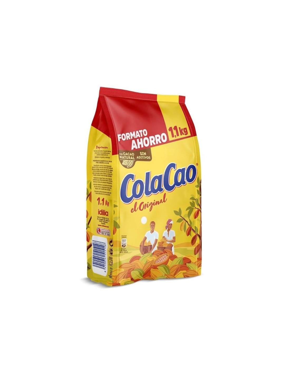 ColaCao Original: avec cacao naturel et sans additifs - 1200 g