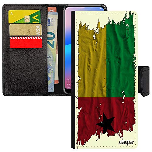Coque Samsung S21 Ultra cuir noir idéal pour supporter la Guinée au stade ou au bureau