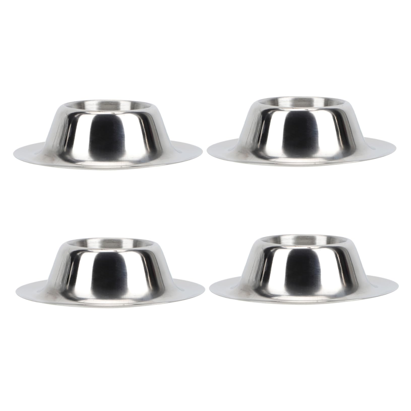 Mikinona 4pcs Egg Tray Egg Serving Holders Egg Display Countertop Egg Accessory Egg Carrier Egg Cup Storage Egg Cups Dippy Egg Holder Egg Holders Eggs Household Egg Holder Stainless Steel