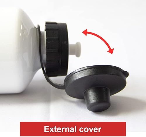 Miniatura 2 de MR.R Sublimación Espacios en blanco Deporte Botella de Aluminio Portátil Dos Tops Botella 20.3 fl oz para Impresión de Transferencia de Prensa de