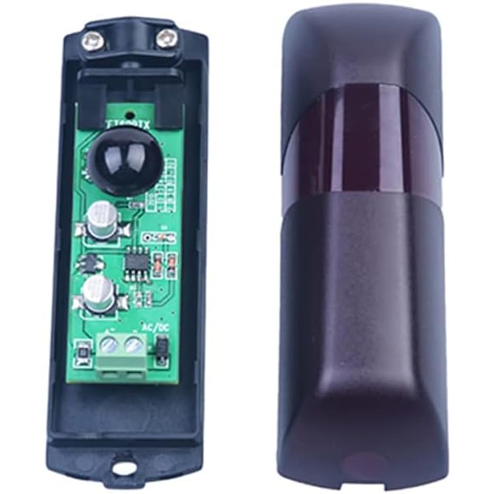 Udsknv[Ksl Black 1 Pair Automated Gate Safe Infrared Detector Sensor/Swing/Sliding/Garage Gate/Door Safety Infrared Photocells