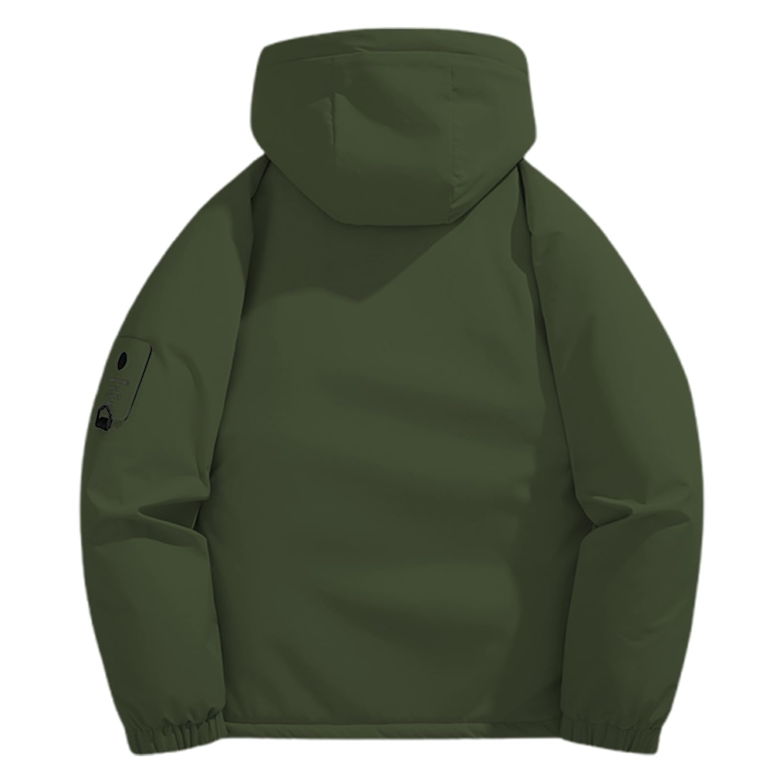 Chaqueta de invierno robusta para hombre con guata aislada, resistente al viento, duradera, para actividades al aire libre en frío, parka de trabajo versátil para el día a día