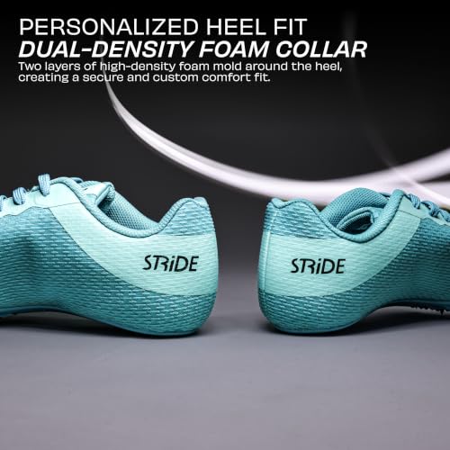 Nivia Stride 3.0 Athletic Spikes Track & Field Shoes for Men, Sprint Spikes, Outdoor Running Shoes, Track and Field Shoes, (Sky Blue), Size UK10 - Image 7