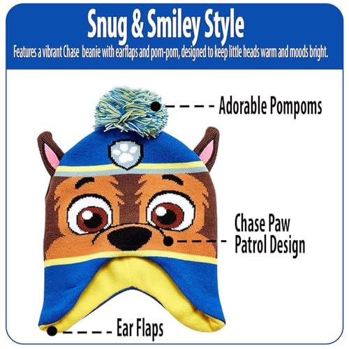 Image of Nickelodeon Boys Paw Patrol Winter Hat, 2 Pair Gloves or Mittens (Toddler /Little Boys)