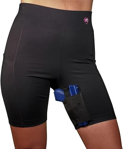 HER TACTICAL - Pantalones cortos para pistola de transporte ocultos para mujer