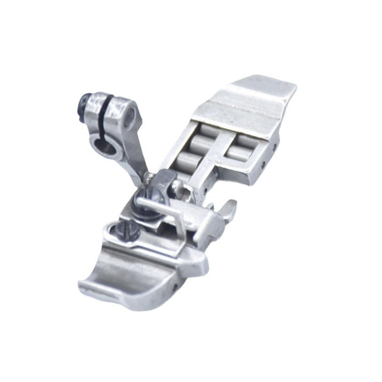 EXQIOUR Sewing Machine Roller Presser Foot Replaceable 747 Metal Roller Presser Foot Slip Resistant Sewing Machine Accessories High Efficiency Accessory