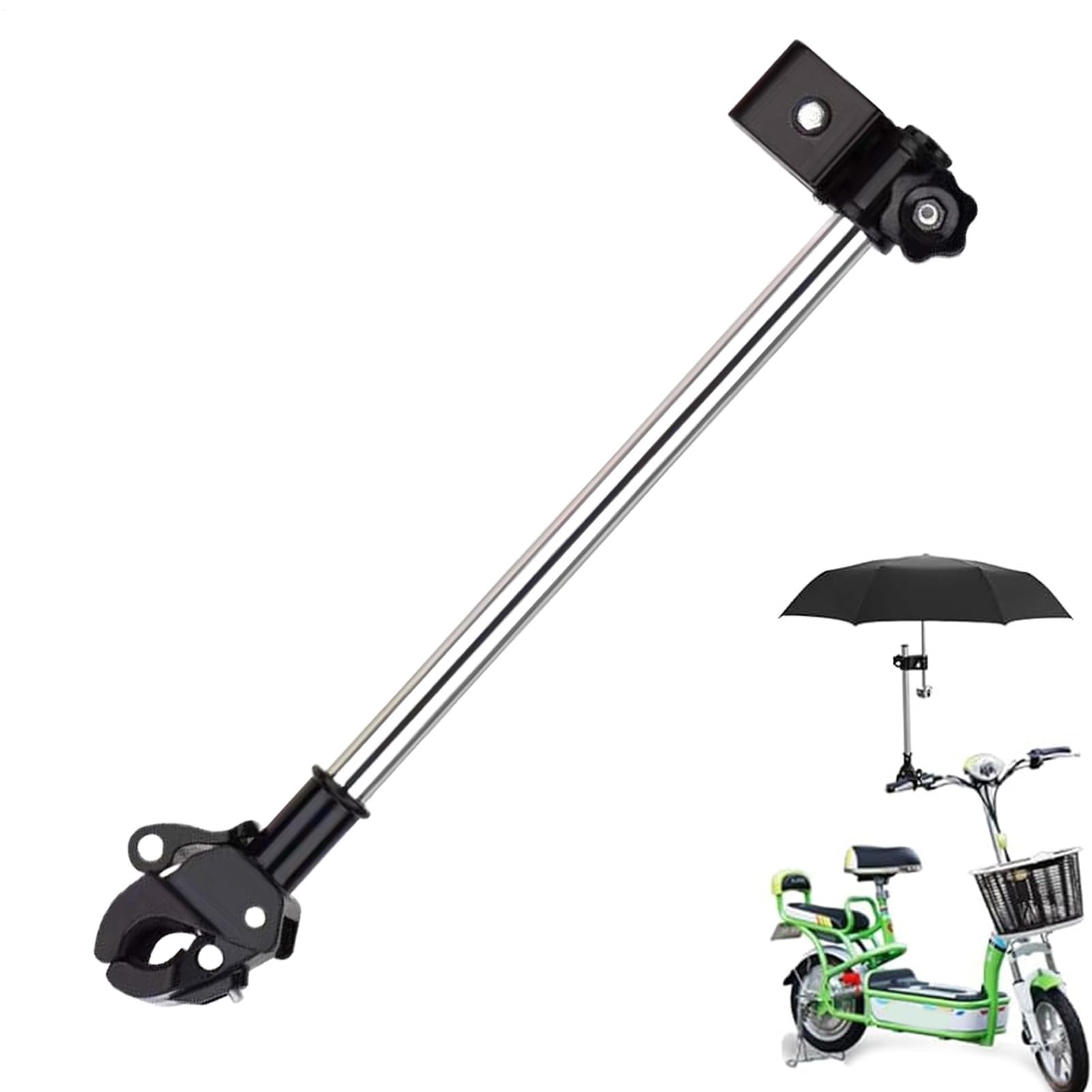 Fijación rápida de paraguas para silla de ruedas un regalo útil para amigas 8