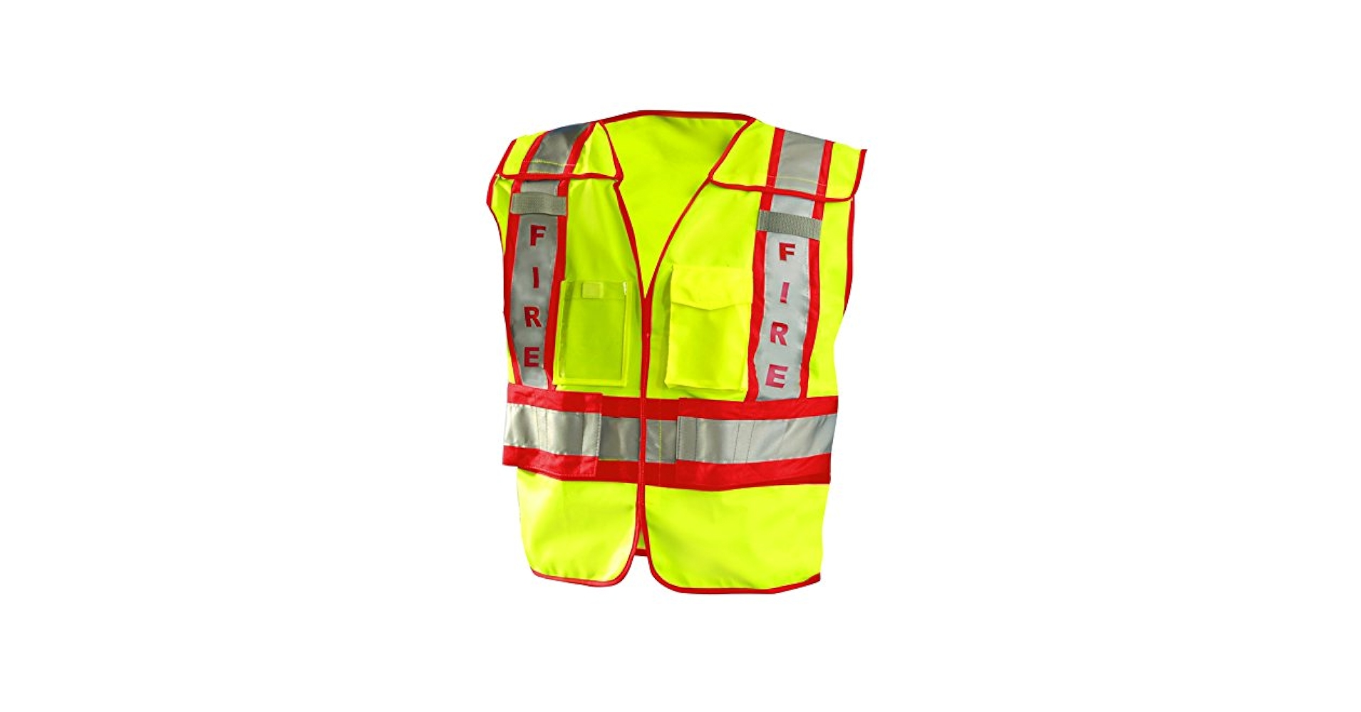 【WHIMSIC】MULTI-FUNCTION FIELDCOAT&VEST Type R - Class 2 Hi-Vis Lime Heavy-Duty Utility Vest – Pyramex