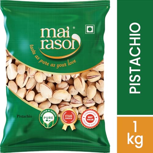 Image of MAI RASOI Premium Roasted and Salted Pistachios 1 kg