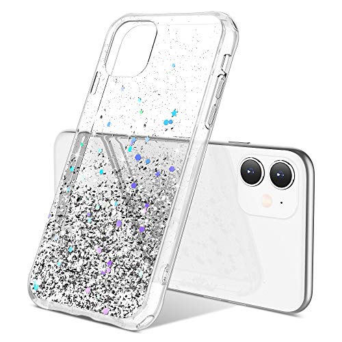 Compare Prices Of Ulak Glitter Case Compatible With Iphone 11 Clear Glitter Stars Case Sparkly Soft Tpu Hard Pc Bumper Cover Bling For Women Girls Protective Phone Case For Iphone 11