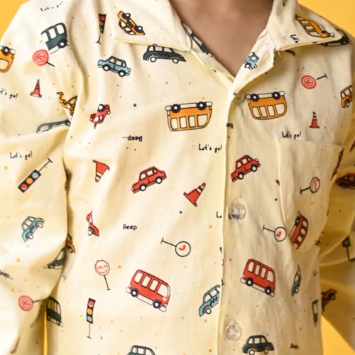 Image of Jam & Sugar Boys Cotton Printed Night Suit Set