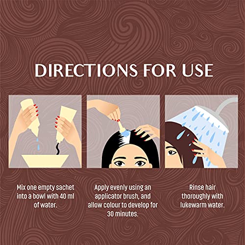 Vatika Naturals FC168010UK Dabur Henna Hair Color - Dark Brown, Henna Hair Dye And Conditioner thumb #3