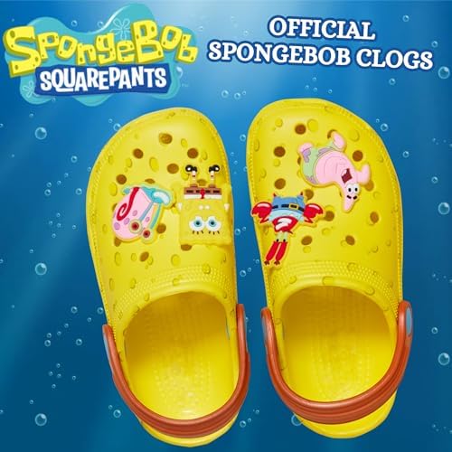 yellow spongebob crocs