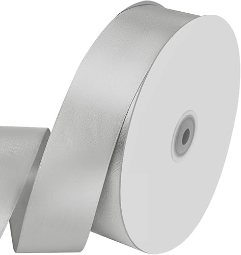 Miniatura 84 de Cinta de satén de poliéster de una sola cara de 5/8 pulgadas de ancho x 100 yardas, cinta de satén para manualidades, regalo, lazos para el cabello