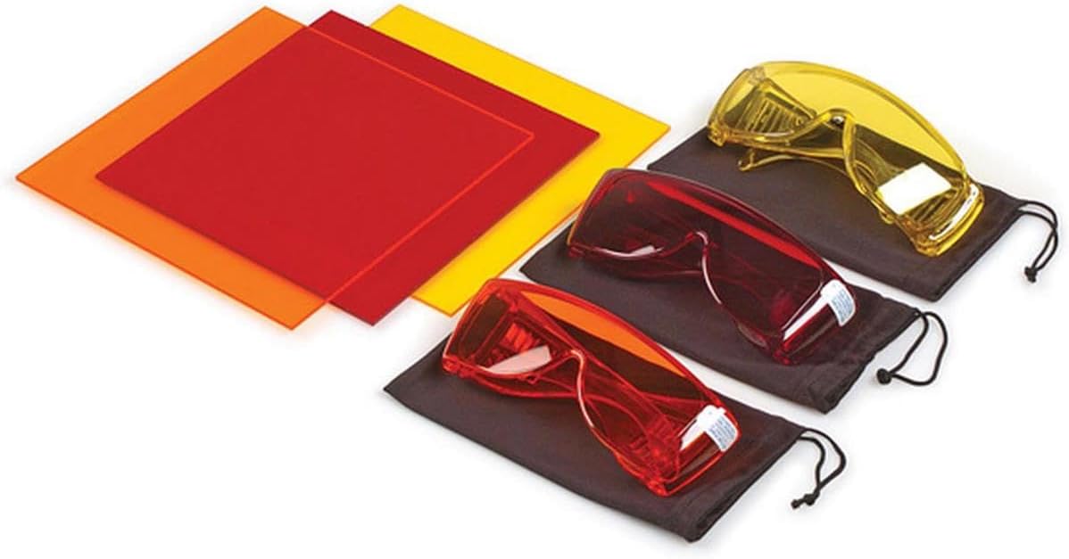 Safariland Wrap-Around Filter Goggles, Orange