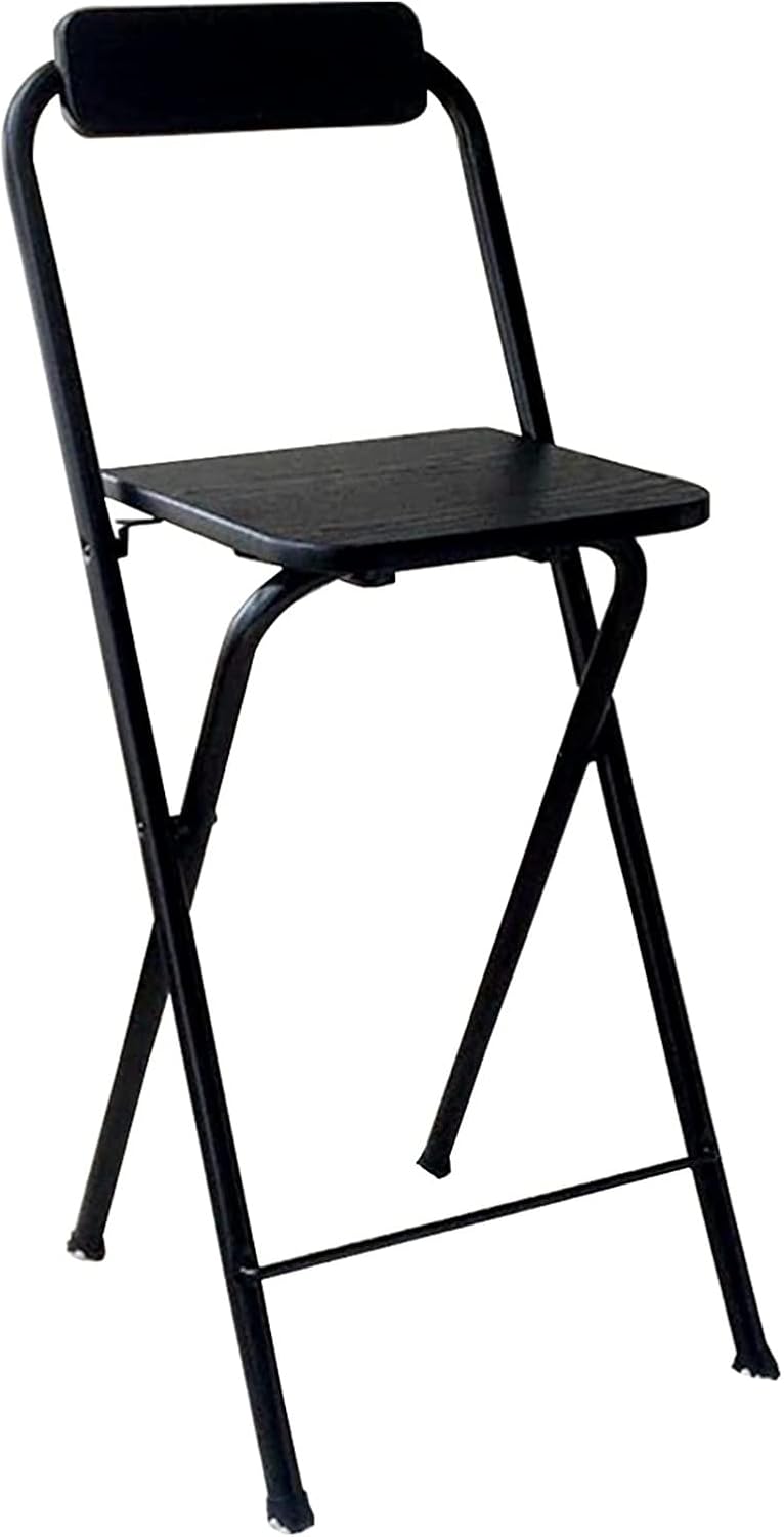 Adult Breakfast Bar Stool, 24 in/26 in Counter Height Folding Kitchen Stool, Steel