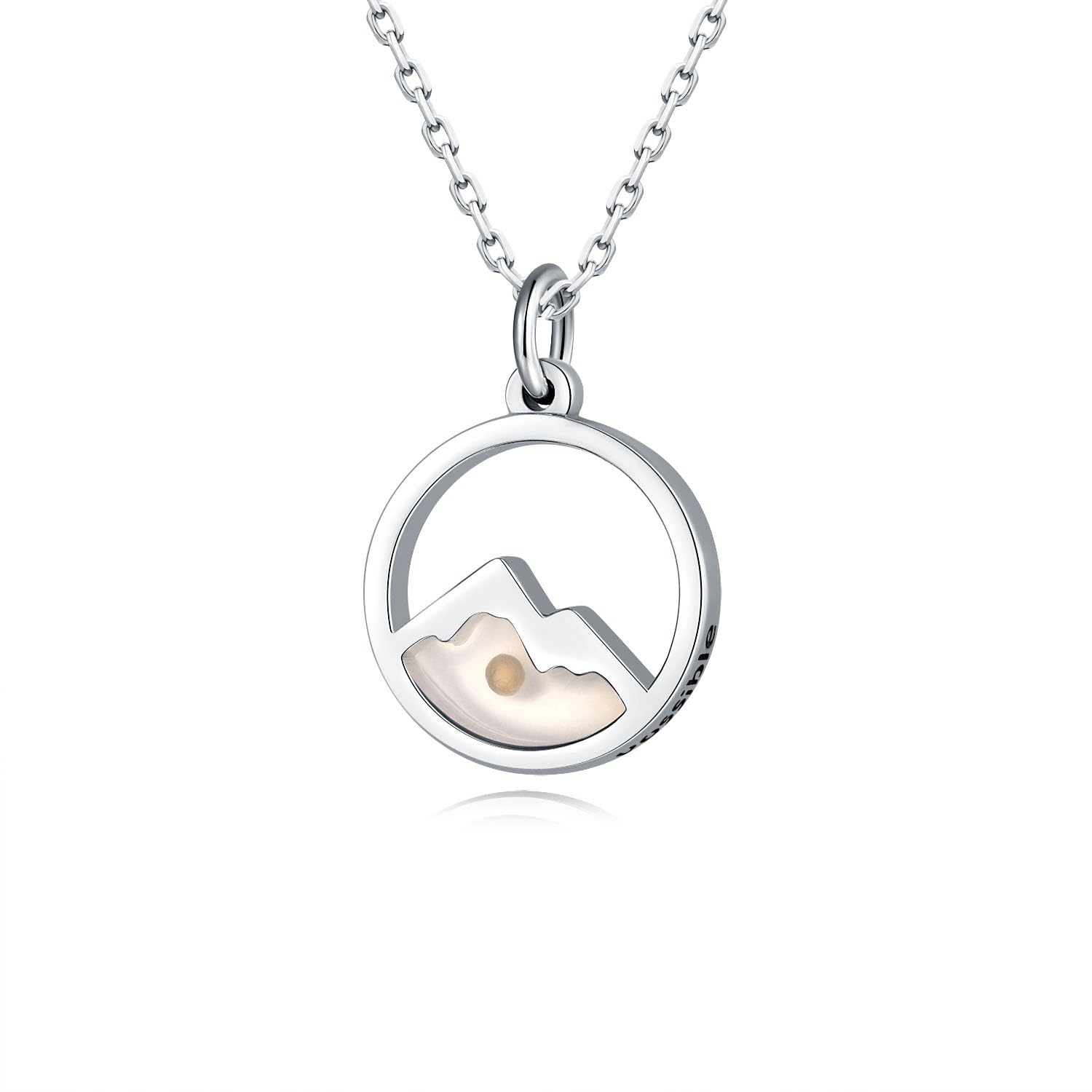 STROLLGIRL Sterling Silver 925 Mustard Seed Ring Necklace Matthew 17:20 Faith Jewelry Faith Move Mountains Unique Believer gift