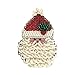 Curly Ho Ho Beaded Counted Cross Stitch Christmas Ornament Kit Mill Hill 2004 Winter Holiday H115