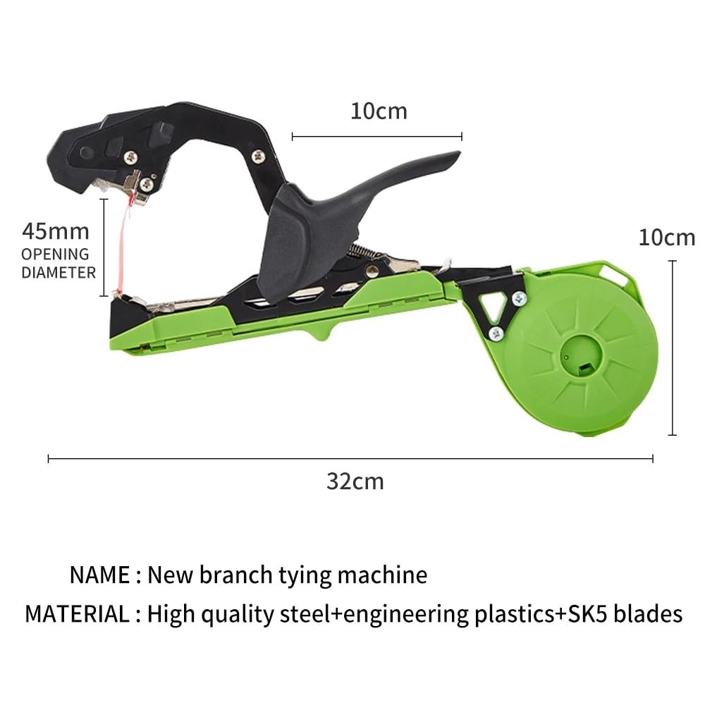 Maquinas encuadernadoras Codo Largemouth frutas agrícolas y vegetales atado a la mano de la máquina de encuadernación cintas de tapas de jardín de unión herramientas Encuadernadora(1 Binding Machine)