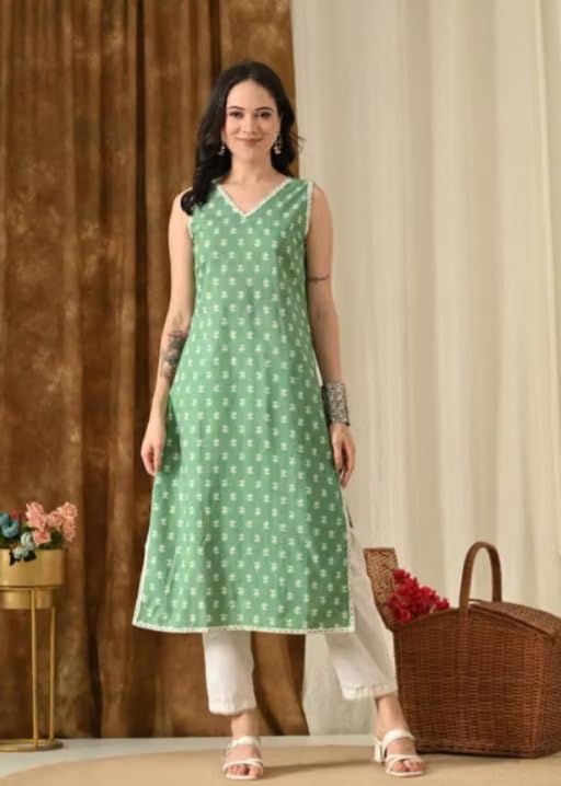Image of Floral Printed Kurta, Full Sleeve