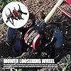 Cultivateur électrique pour Le Jardinage, Tondeuse à 9 Dents, Tête de Roue de Motoculteur, Petit Outil de Jardin Universel pour Ameublir Le Sol, Désherbage, Plantation