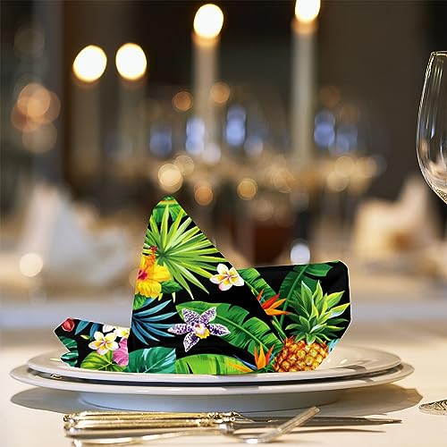 Set de 6 Servilletas de Tela con Flores Tropicales miniatura 7