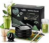IFEMIX Matcha Kit Completo De 7 Piezas, Kit Matcha Japonés Con Chasen De Bambú, Cuenco Y Accesorios, Kit Te Matcha Premium, Kit Matcha Ceremonial Para Amantes Del Té Matcha Y De La Vida Sana