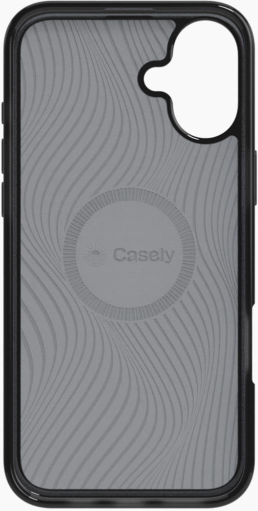 Casely iPhone 16 Case | Falling for You | Plum Floral | Compatible with MagSafe | Classic Ultra Slim Design - Image 9