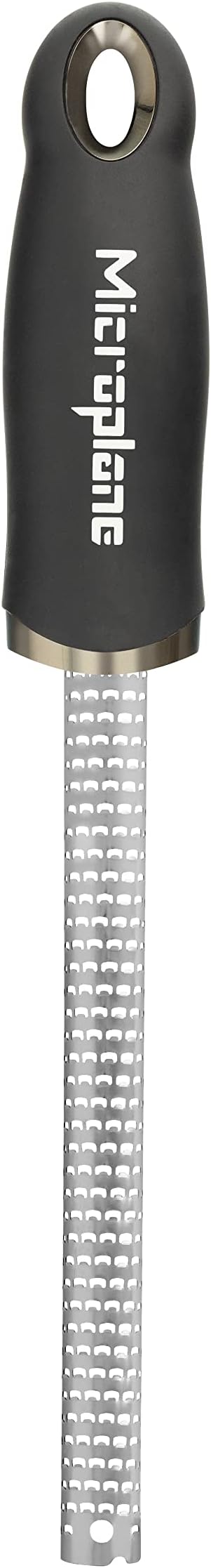 Spice Grater for Nutmeg, Cinnamon, Chocolate, Nuts and Coffee Beans in Black with Stainless Steel Blade - Made in USA