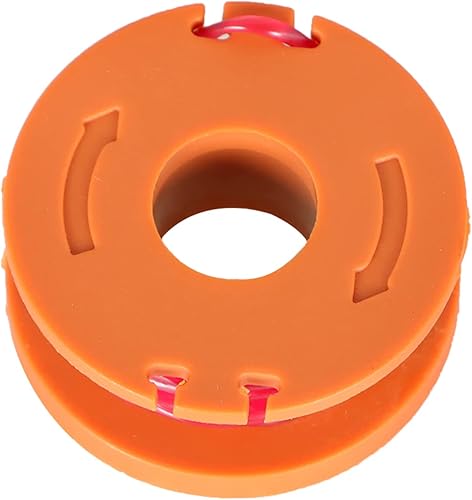 Miniatura 5 de WFLNHB Paquete de 13 bobinas de repuesto para recortadora de hilo WA0010 con tapa de repuesto para Worx