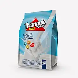 Composto Lácteo em Pó, Embalagem de 400g, Triângulo.