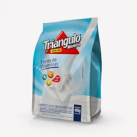 Composto Lácteo em Pó, Embalagem de 400g, Triângulo.