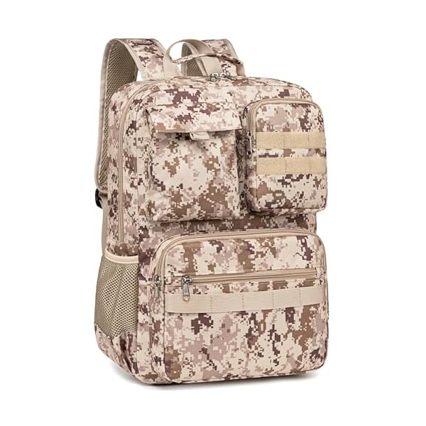 CAMTOP School Backpack Vintage Canvas Laptop Backpacks Men Women Rucksack Bookbags