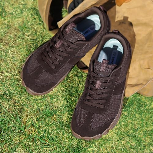 Image of UBFEN Womens Barefoot Shoes Mens Wide Toe Box Zero Drop Minimalist Sneakers | Laces Up, Lightweight, Breathable, Comfortable, Suitable for Walking, Travel, Light Hiking, Trail Running, Tennis, Daily Wear