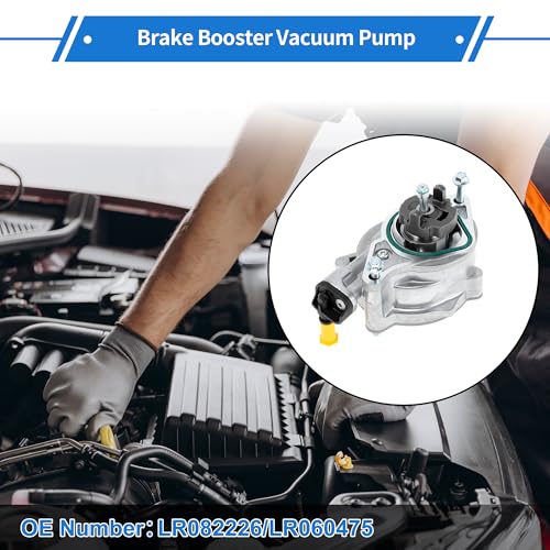 Bomba de Vacío de Freno No.LR082226/LR060475 Bomba de Vacío del Motor para Land Rover Discovery 2017-2020 Aleación de Aluminio Tono Plateado 1 Pc miniatura 3