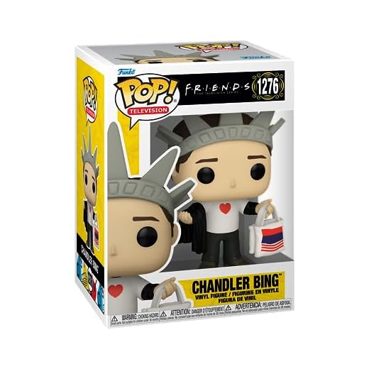 Funko POP! TV: Friends - New York Chandler Bing - Figuras Miniaturas Coleccionables Para Exhibición - Idea De Regalo - Mercancía Oficial - Juguetes Para Niños Y Adultos - Fans De TV