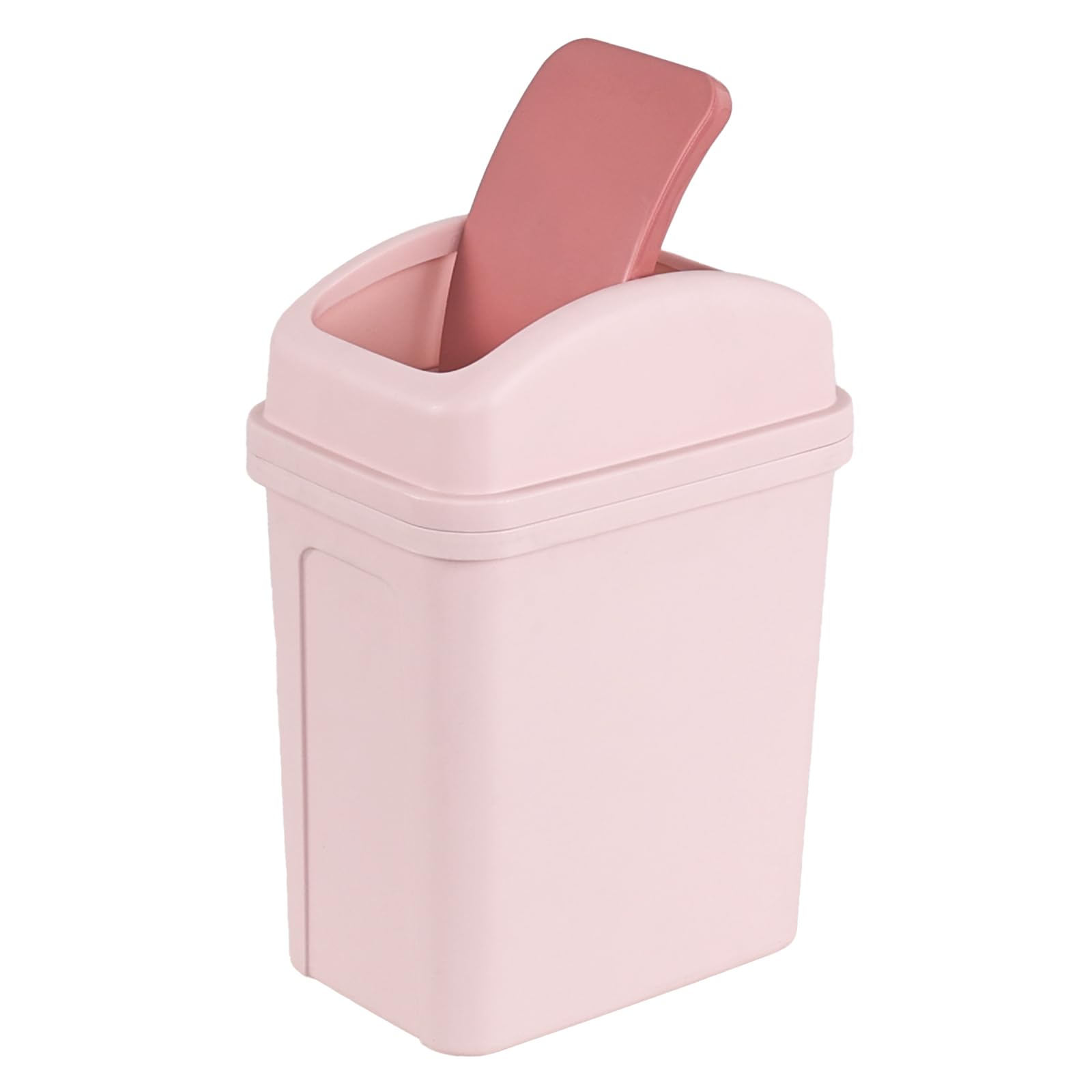 Vareone Bathroom Bin 7 Litre Swing Lid, Small Trash Can for Laundry Room
