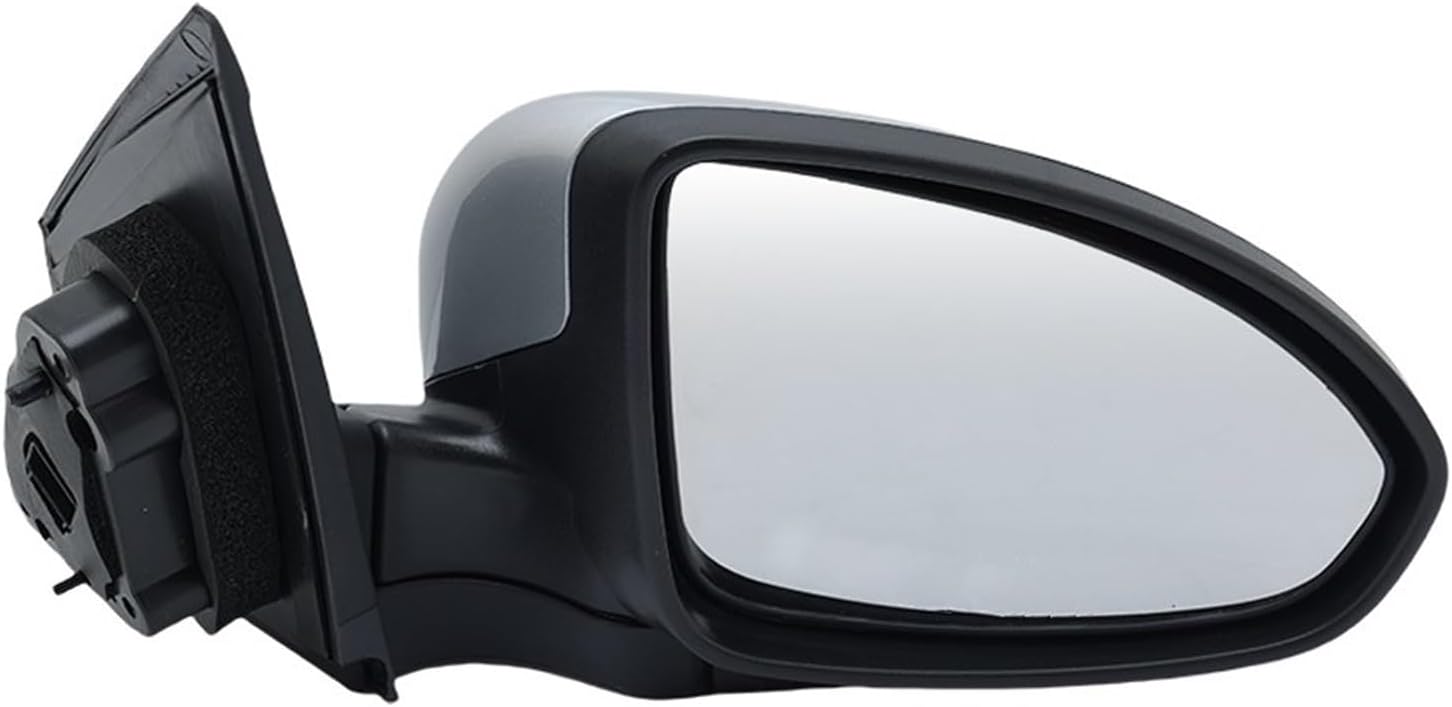 Car Side Mirror Assembly For Chevy For Cruze 2009-2014 5 Wires Rearview Mirror Assembly Heated Manual Folding Silver Grey Side Car Accessories Door Mirror(1pc right)