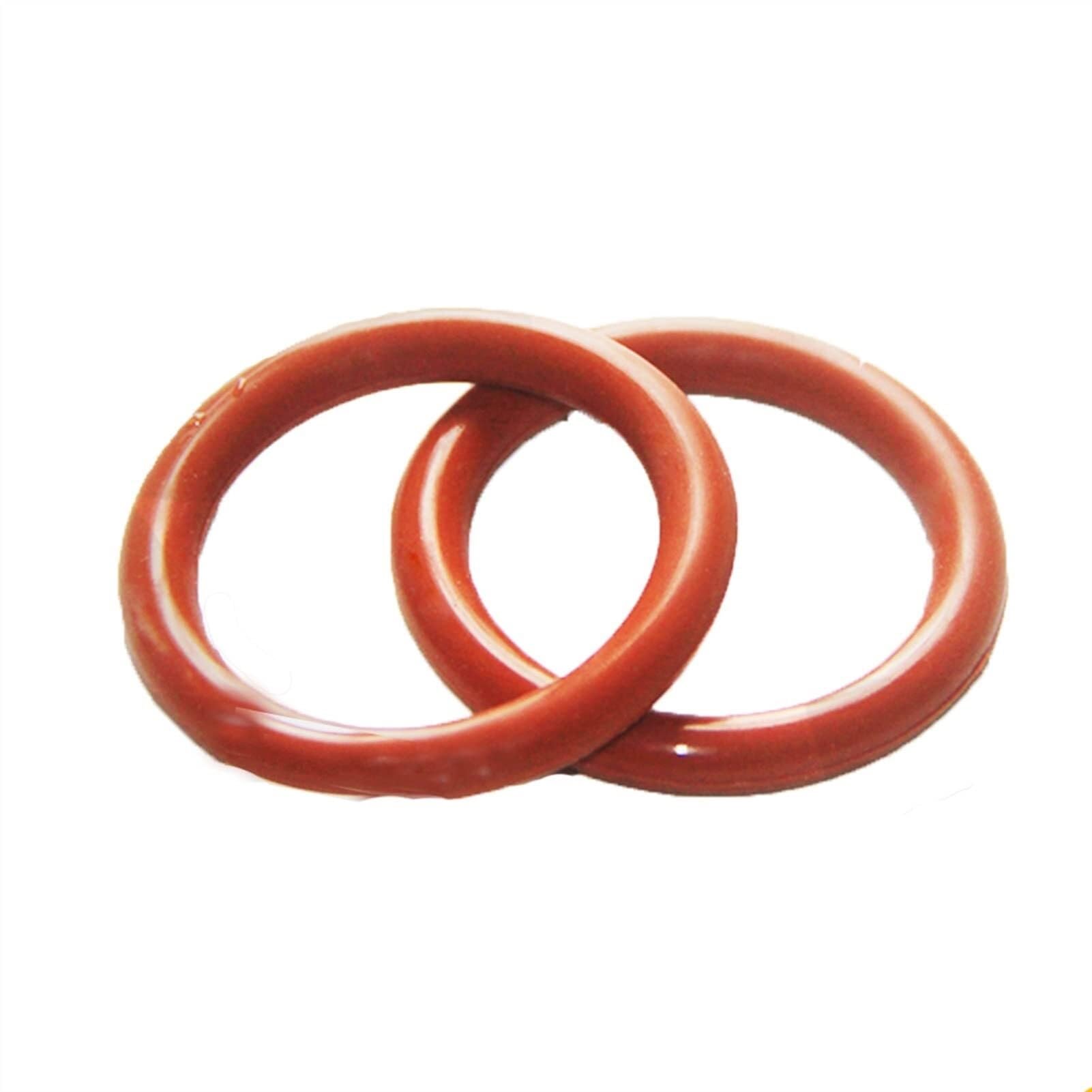 10 sztuk części sprzętowych VMQ czerwony silikonowy pierścień uszczelniający uszczelka M36x4mm wodoodporna gumowa podkładka O-ring