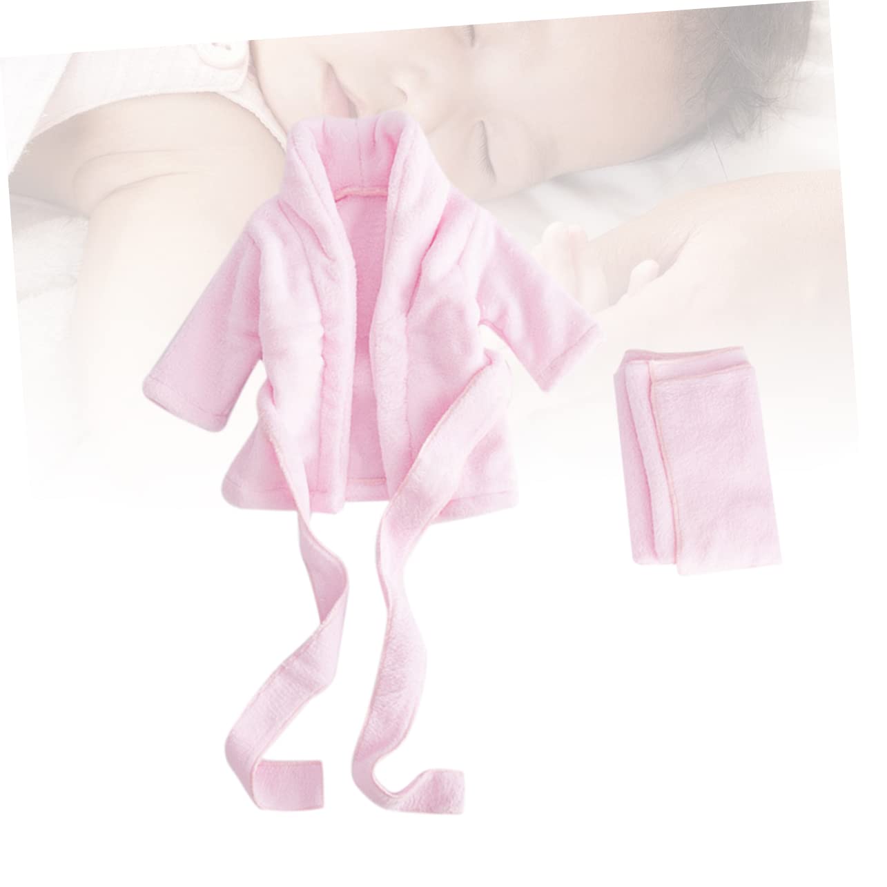 jojofuny Batas De Baño Para Niños Pequeños Trajes De Niño Recién Nacido Cinturón Albornoz De Algodón Disfraz De Bebe Outfit for Girls Ropa De Bebe Recien Nacido Espesar Bata De Noche Niña