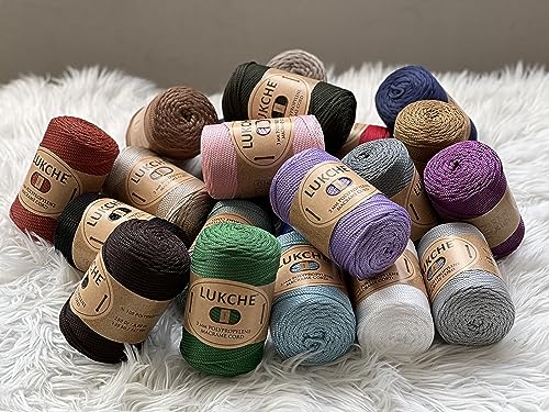 Hilo de macramé de polipropileno resistente de 3 mm para tejer bolsos duraderos 5