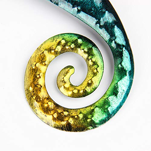 Hippocampe en métal durable pour embellir une clôture extérieure - 7