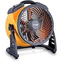 Ventilador Secador XPower FC-100 Motor de CC sin escobillas Recargable con Cable/inalámbrico de Doble Potencia Circulación de Aire en Toda la habitación…