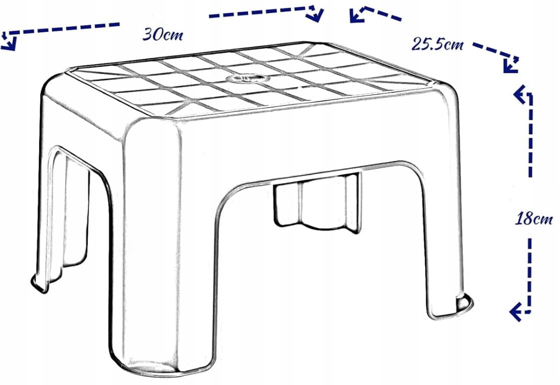 Taburete 30 x 25 x 18 cm Polipropileno