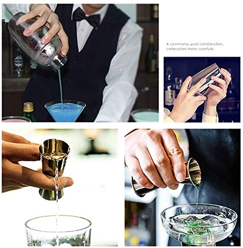 Kit Bartender 19 Piezas con Coctelera Boston Acero miniatura 4